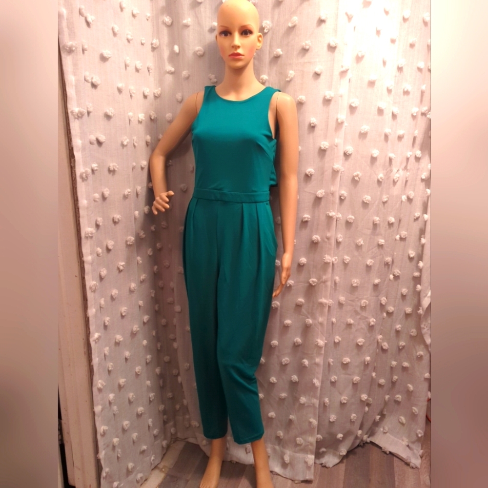 H&M Palazo jumpsuit Sz 4 E6